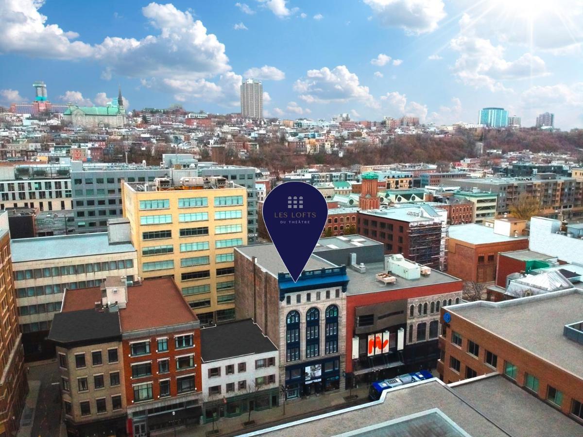 Apartamento Les Lofts du Théâtre Ciudad de Quebec Exterior foto