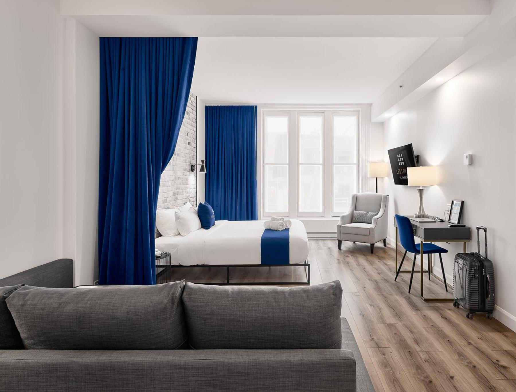 Apartamento Les Lofts du Théâtre Ciudad de Quebec Habitación foto